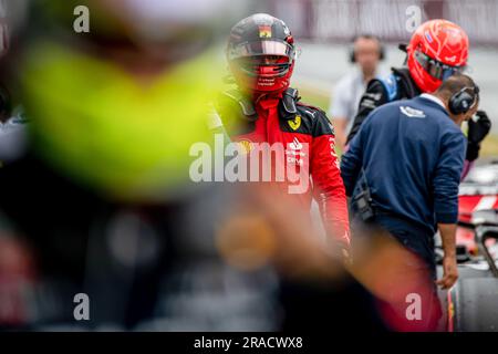 Spielberg, Austria. 1 luglio 2023. RED BULL RING, AUSTRIA - 01 LUGLIO: Carlos Sainz, Ferrari SF-23 durante il Gran Premio d'Austria al Red Bull Ring il 1 luglio 2023 a Spielberg, Austria. (Foto di Michael Potts/BSR Agency) credito: BSR Agency/Alamy Live News Foto Stock