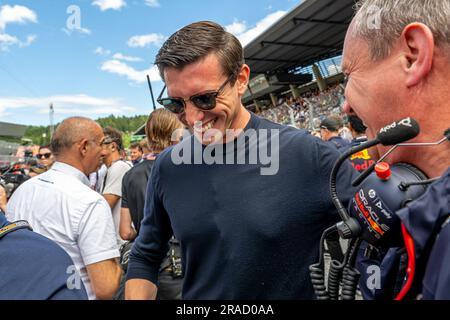 Spielberg, Austria. 2 luglio 2023. RED BULL RING, AUSTRIA - 02 LUGLIO: Mark Mateschitz, durante il Gran Premio d'Austria al Red Bull Ring domenica 02 luglio 2023 a Spielberg, Austria. (Foto di Michael Potts/BSR Agency) credito: BSR Agency/Alamy Live News Foto Stock