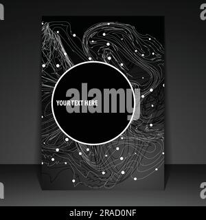 Attività di progettazione di volantini Illustrazione Vettoriale