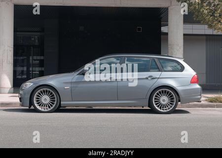 PASAIA, SPAGNA-19 MAGGIO 2023: BMW 3 Series Touring (E91, quinta generazione della BMW 3 Series) Foto Stock