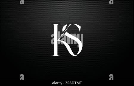 KA, AK, Abstract Letters Logo Monogram Illustrazione Vettoriale