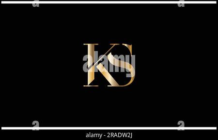 KA, AK, Abstract Letters Logo Monogram Illustrazione Vettoriale