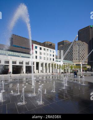 Canada, Quebec , Montreal, Musée d'art Contemporain, Quartier des Spectacles, Foto Stock