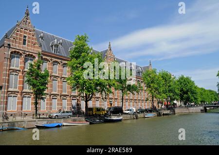 Oost Indisch Huis, Istituto, Università, Gracht, Amsterdam, East India House, Paesi Bassi Foto Stock