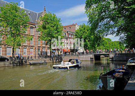 Oost Indisch Huis, Istituto, Università, Gracht, Amsterdam, East India House, Paesi Bassi Foto Stock