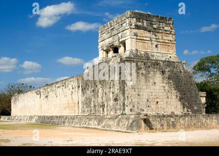 Juego de Pelota, The Great Ball Playground, Chichen Itza, Yucatan, Messico Foto Stock