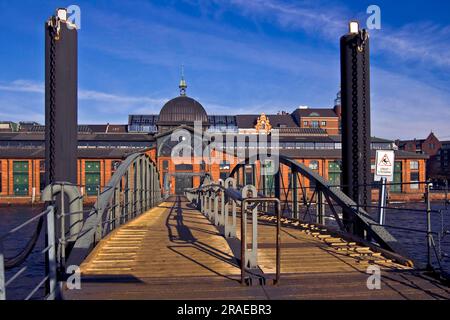 Ex sala d'aste ittiche, Fischmarkt, Altona, Amburgo, Germania Foto Stock