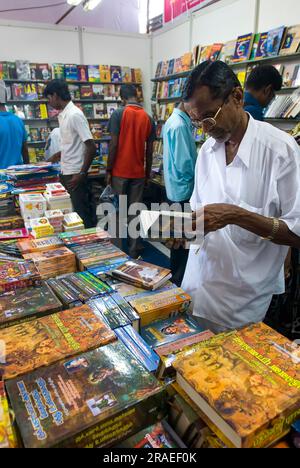 Mostra di libri a Coimbatore, Tamil Nadu, India meridionale, India, Asia Foto Stock