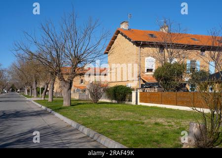 Salin-de-Giraud, Arles, Bouches-du-Rhône, Provence-Alpes-Côte d'Azur, Francia Foto Stock