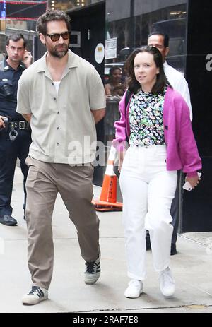 New York, NY, USA. 3 luglio 2023. Manuel Garcia-Rulfo ha visto al Good Morning America promuovere la nuova stagione di The Lincoln Lawyer il 3 luglio 2023 a New York City. Credito: RW/Media Punch/Alamy Live News Foto Stock