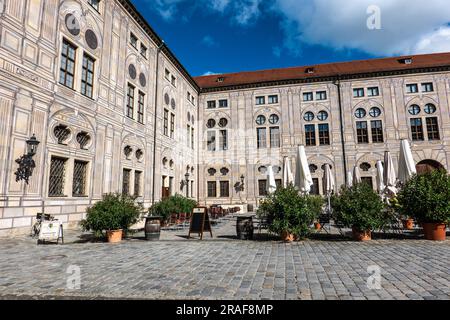 La residenza di Monaco o residenza di Monaco è l'ex palazzo reale di Monaco, Baviera, Germania Foto Stock