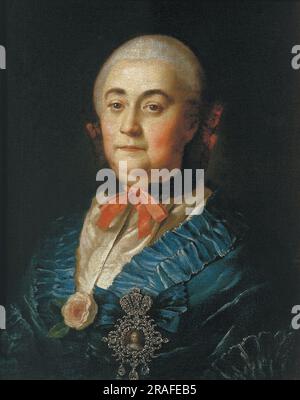 Ritratto della Signora in attesa A.M.Izmaylova 1759 di Aleksey Antropov Foto Stock