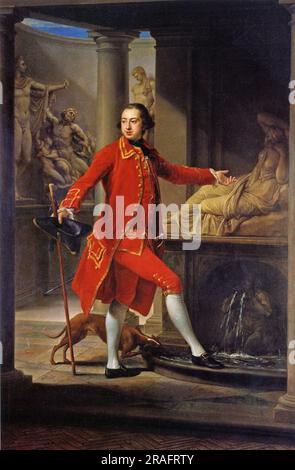 Thomas Dundas, futuro primo Barone Dundas 1764 di Pompeo Batoni Foto Stock