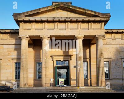 Ingresso anteriore al museo del Regno Unito, North Yorkshire, York, Yorkshire. Foto Stock