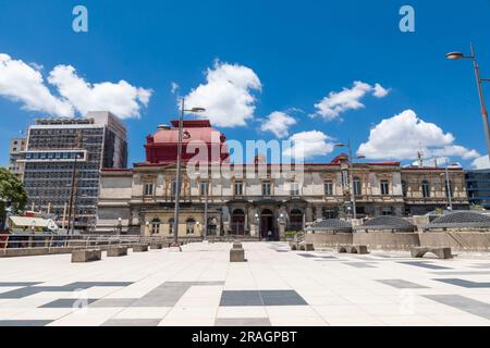 Il Teatro Nazionale della Costa Rica è il teatro nazionale della Costa Rica, situato nella sezione centrale di San José. Foto Stock