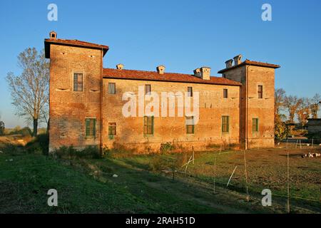 antica Corte Pallavicina, Polesine Parmense, Parma, Lombardia, Italia Foto Stock