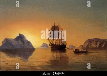 An Arctic Scene 1881 di William Bradford Foto Stock