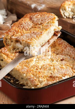 torta di formaggio Foto Stock