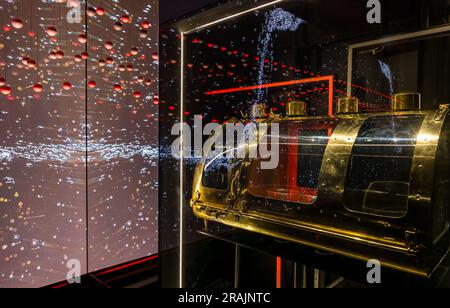 Immersive Visitor media presso Scotch Whisky Experience, Edimburgo, Scozia, Regno Unito Foto Stock