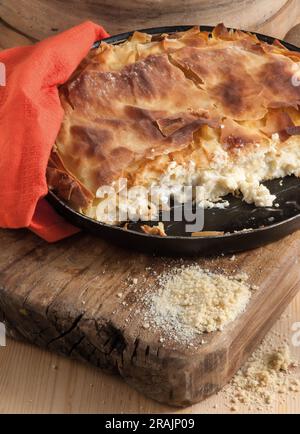 torta di formaggio Foto Stock