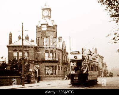 Il leone bianco, Withington vicino Manchester, inizio anni '1900 Foto Stock