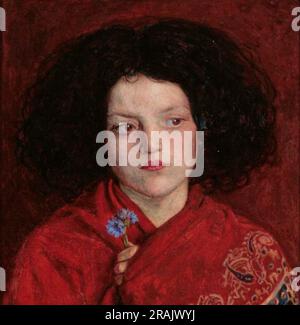 The Irish Girl 1860 di Ford Madox Brown Foto Stock