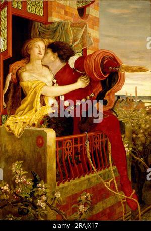 Romeo e Giulietta 1871 di Ford Madox Brown Foto Stock