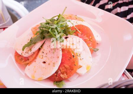 Insalata caprese o insalata di Capri Foto Stock