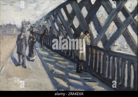 Studio per le Pont De l'Europe 1876 di Gustave Caillebotte Foto Stock