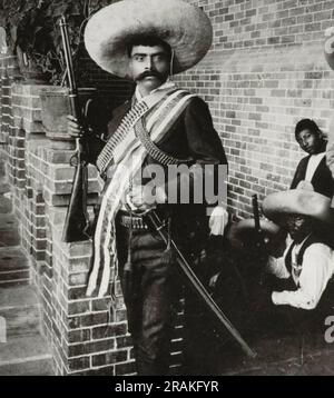 EMILIANO ZAPATA (1879-1919) rivoluzionario messicano Foto Stock