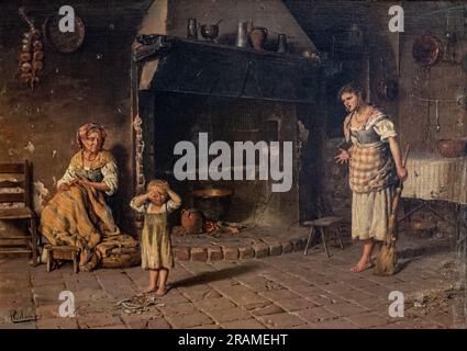 Il piatto rotto di Pasquale Celommi Foto Stock