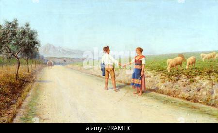 Idillio Campestre di Pasquale Celommi Foto Stock