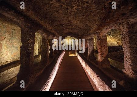 La chiesa della Madonna del parto, Sutri, Lazio, Italia Foto Stock