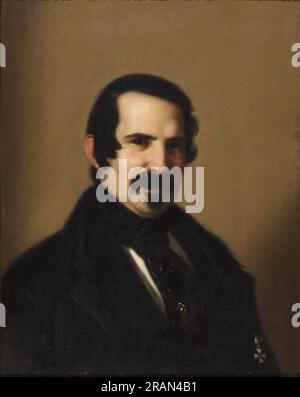 Autorretrato 1835 di Joaquin Manuel Fernandez Cruzado Foto Stock