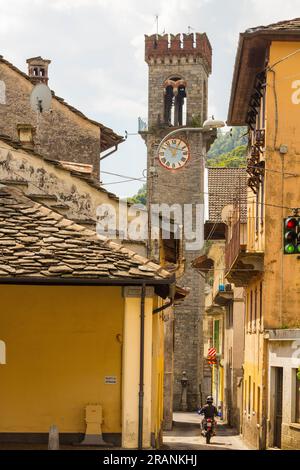 Rosazza, biella, Piemonte, Italia, strada panoramica Zegna Foto Stock