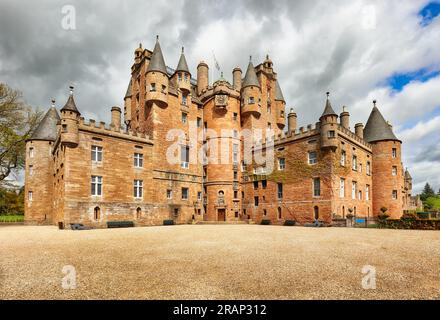 Castello di Glamis in scozia, Regno Unito Foto Stock