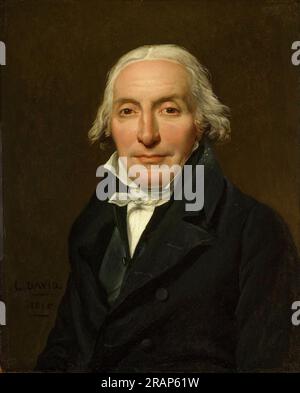 Ritratto di Jean-Pierre Delahaye di Jacques-Louis David Foto Stock