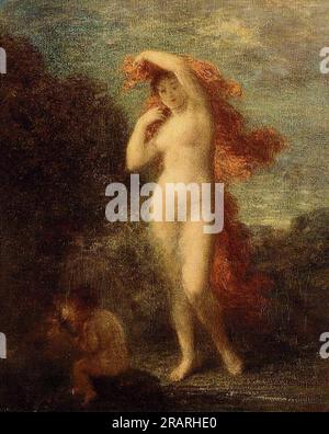 Venere e Cupido 1902 di Henri Fantin-Latour Foto Stock