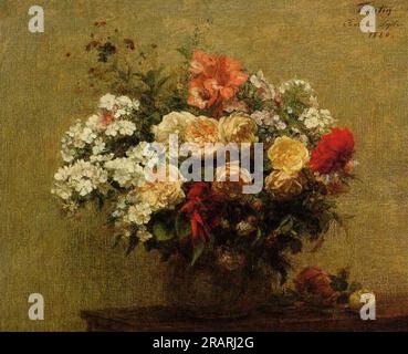 Summer Flowers 1880 di Henri Fantin-Latour Foto Stock