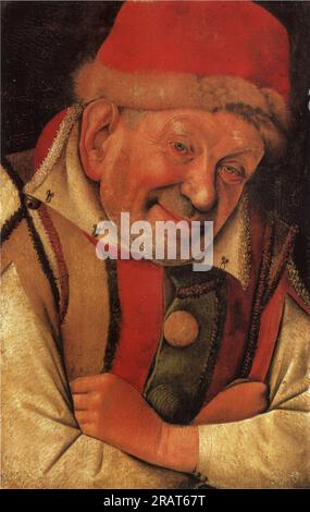 Ritratto del tribunale di Ferrara Jester Gonella 1442 di Jean Fouquet Foto Stock