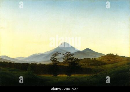Bohemian Landscape 1808 di Caspar David Friedrich Foto Stock