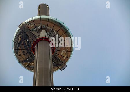 Torre di osservazione i360 della British Airways a Brighton, East Sussex Foto Stock