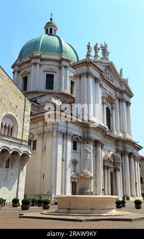 Cattedrale di Santa Maria Assunta, Brescia, Italia. Duomo nuovo, Cattedrale di Santa Maria Assunta. Foto Stock