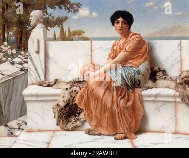 In the Days of Sappho 1904 di John William Godward Foto Stock