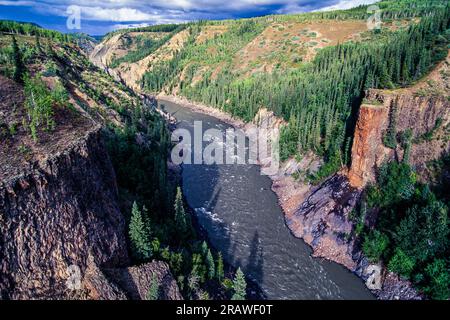 Immagine aerea della regione Stikine, British Columbia, Canada Foto Stock