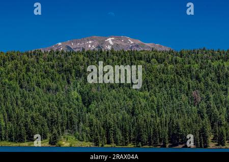 Williams Reservoir e Creek si trovano nella natura selvaggia tra Pagosa Springs e Lake City Foto Stock