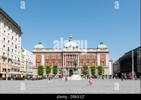 Belgrado, Serbia. 5 luglio 2023. Foto esterna del Museo nazionale serbo. Crediti: Silas Stein/dpa/Alamy Live News Foto Stock