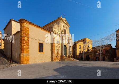 Basilica di San Giacomo, Caltagirone, Catania, Sicilia, Italia Foto Stock