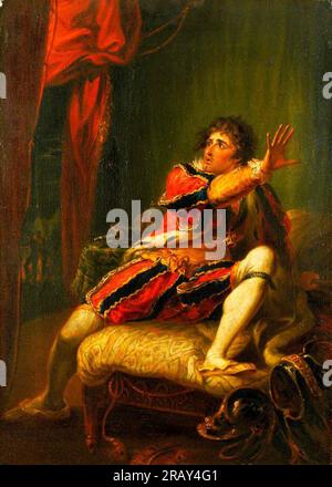 John Philip Kemble (1757–1823), nel ruolo di Riccardo in "Riccardo III" di William Shakespeare 1788 di William Hamilton Foto Stock