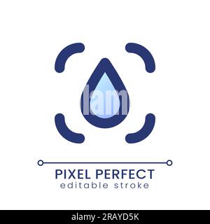 Icona ui riempimento gradiente perfetto pixel transizione sfocatura Illustrazione Vettoriale